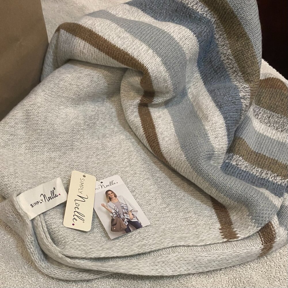 SIMPLY NOELLE OPEN FRONT WRAP NWT OS ONE SIZE - Picture 9 of 9